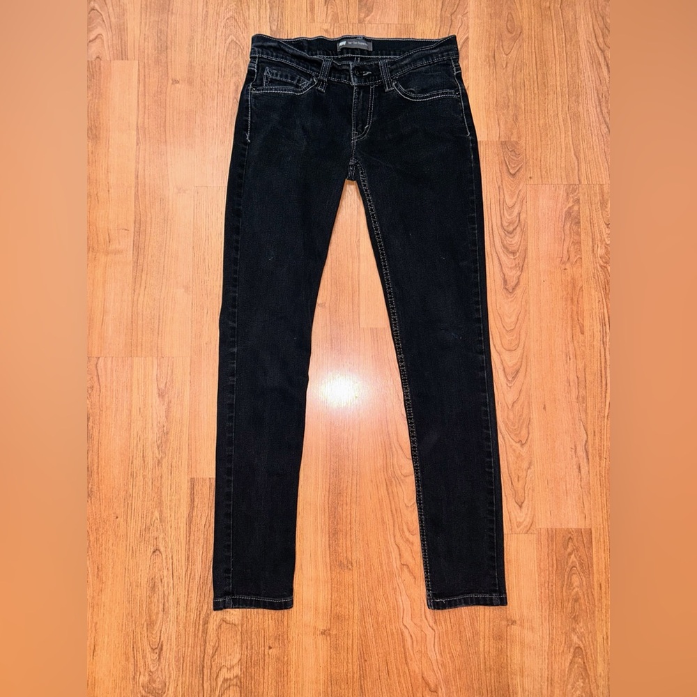 levi's too superlow 524 jeans size 7 womens